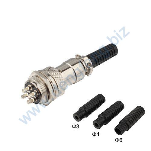 圓形電纜連接器 YL1-16電纜夾穿線孔