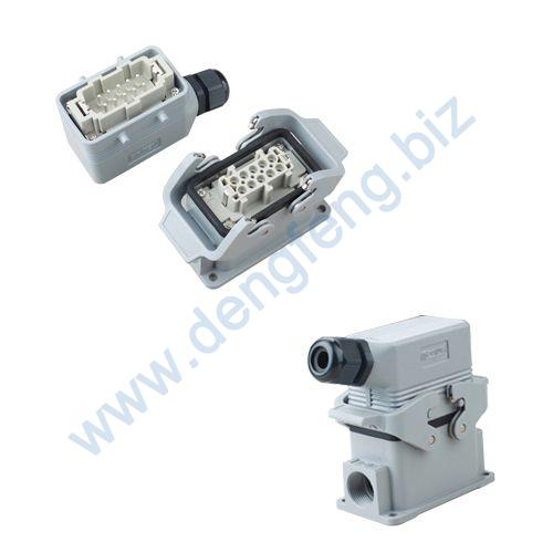 重載連接器 彎式10芯