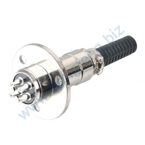 圓形電纜連接器 YL1-16：A.正裝式法蘭